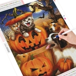 HUACAN-peinture-diamant-th-me-Halloween-broderie-compl-te-5D-perles-rondes-ou-carr-es-images