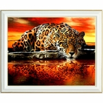 diamond-painting-léopard-coucher-soleil