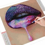 diamond-painting-Bouche-sensuelle-violette-toile