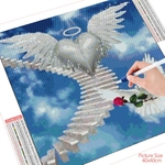 HUACAN-Kit-de-peinture-diamant-autocollant-mural-mosa-que-motif-coeur-ange-paix-Pigeon-d-coration