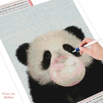 HUACAN-plein-forage-diamant-peinture-Panda-point-de-croix-broderie-mosa-que-animaux-Kits-d-coration