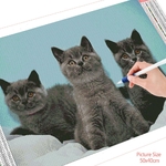 HUACAN-peinture-diamant-chat-perceuse-compl-te-broderie-mosa-que-point-de-croix-Animal-d-cor