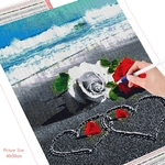HUACAN-peinture-diamant-th-me-Rose-fleur-d-coration-de-la-maison-perceuse-compl-te-strass