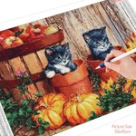 HUACAN-peinture-de-diamant-perceuse-compl-te-d-cor-de-citrouille-mosa-que-de-chat-Pot