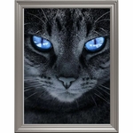 broderie-diamant-chat-noir-yeux bleus-lartera