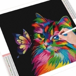 toile-chat-multicolore