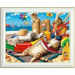 broderie-diamant-chat-plage