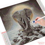 HUACAN-ensemble-de-peinture-diamant-couleur-l-phant-broderie-5D-mosa-que-carr-e-ou-ronde