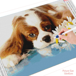 HUACAN-peinture-diamant-chien-Animal-Kit-complet-de-broderie-mosa-que-couture-fleur-loisirs-cr-atifs