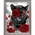 broderie-diamant-panthère-noire-roses-rouges