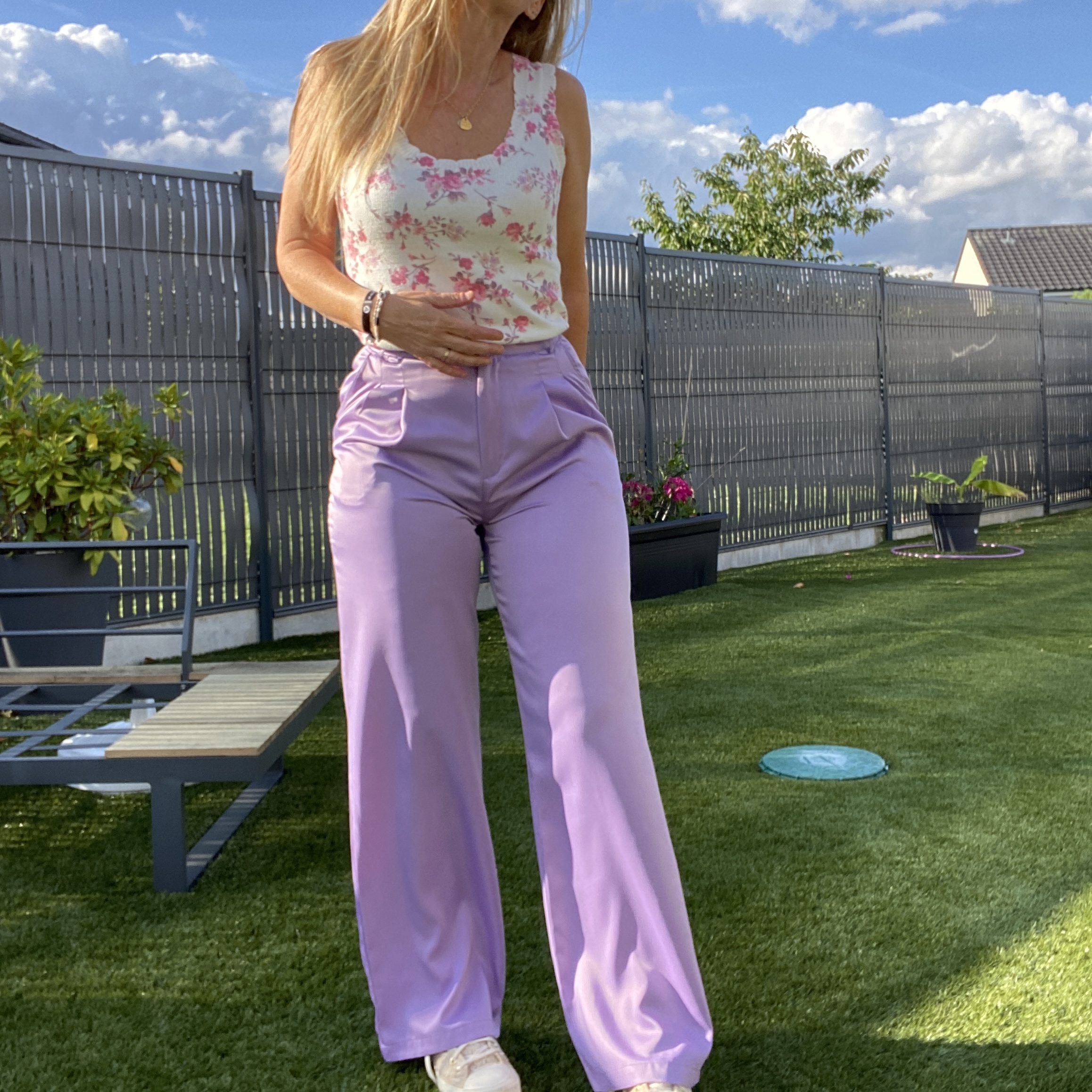 pantalon satin violet (2)