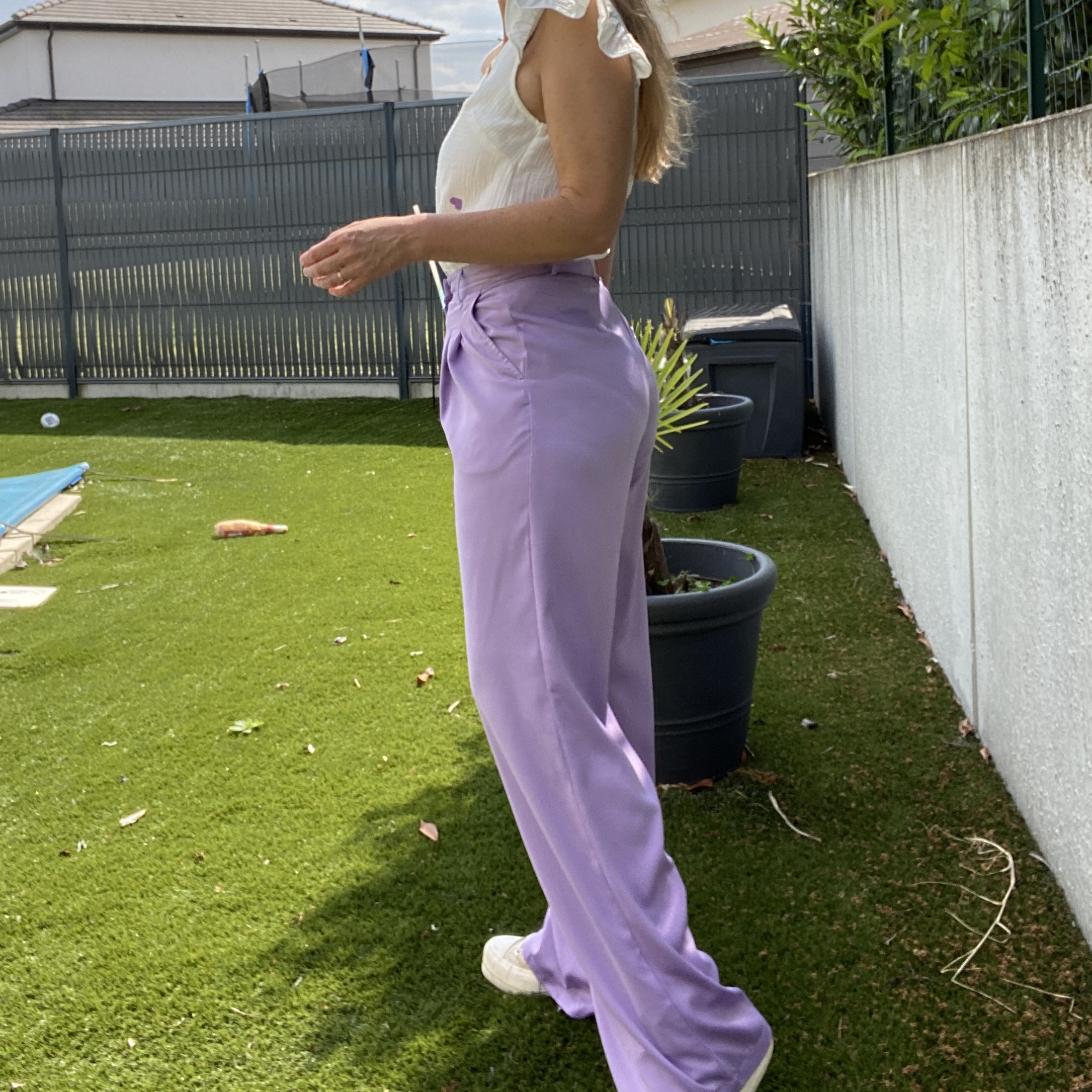 pantalon violet