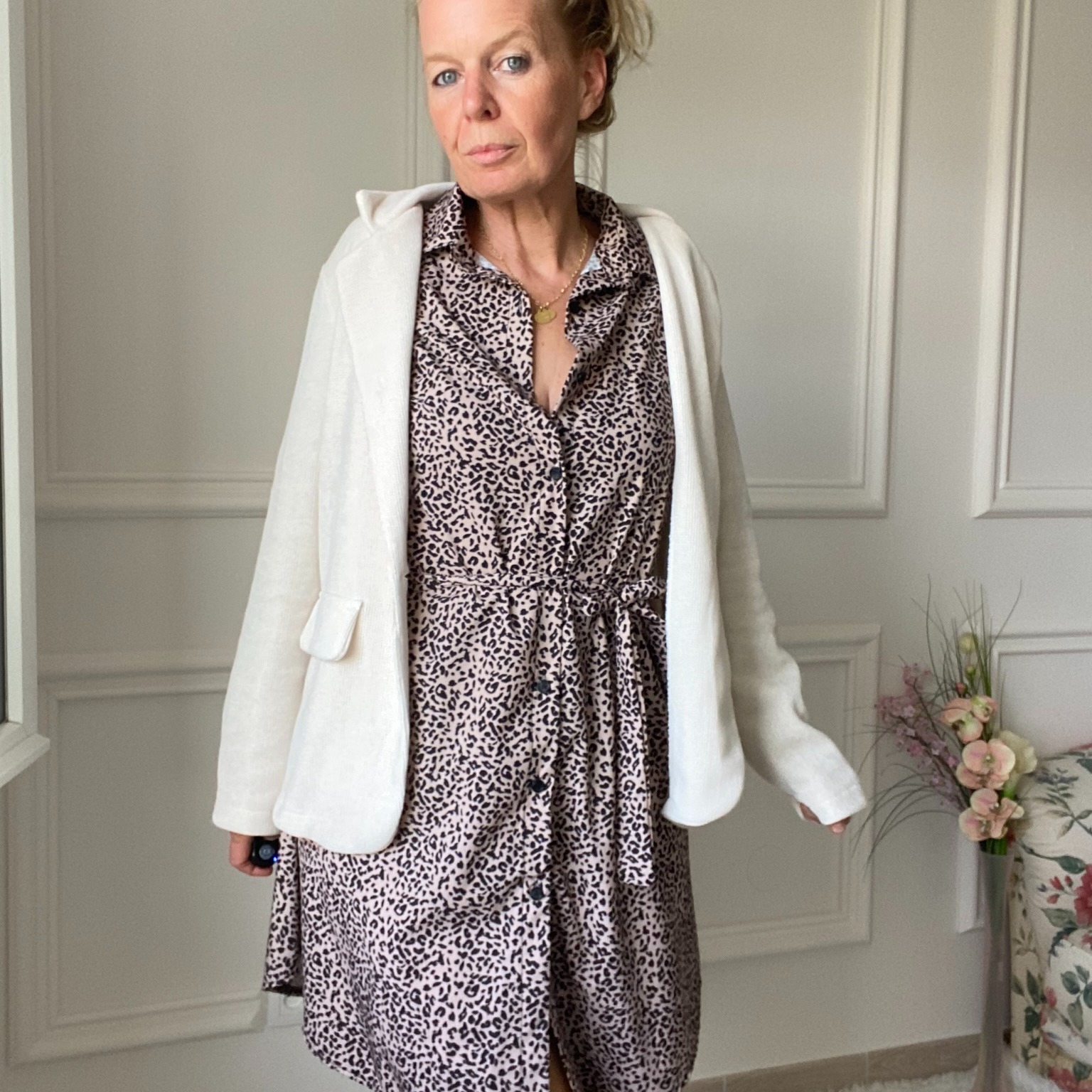 veste souple velours beige carla giannini (2)