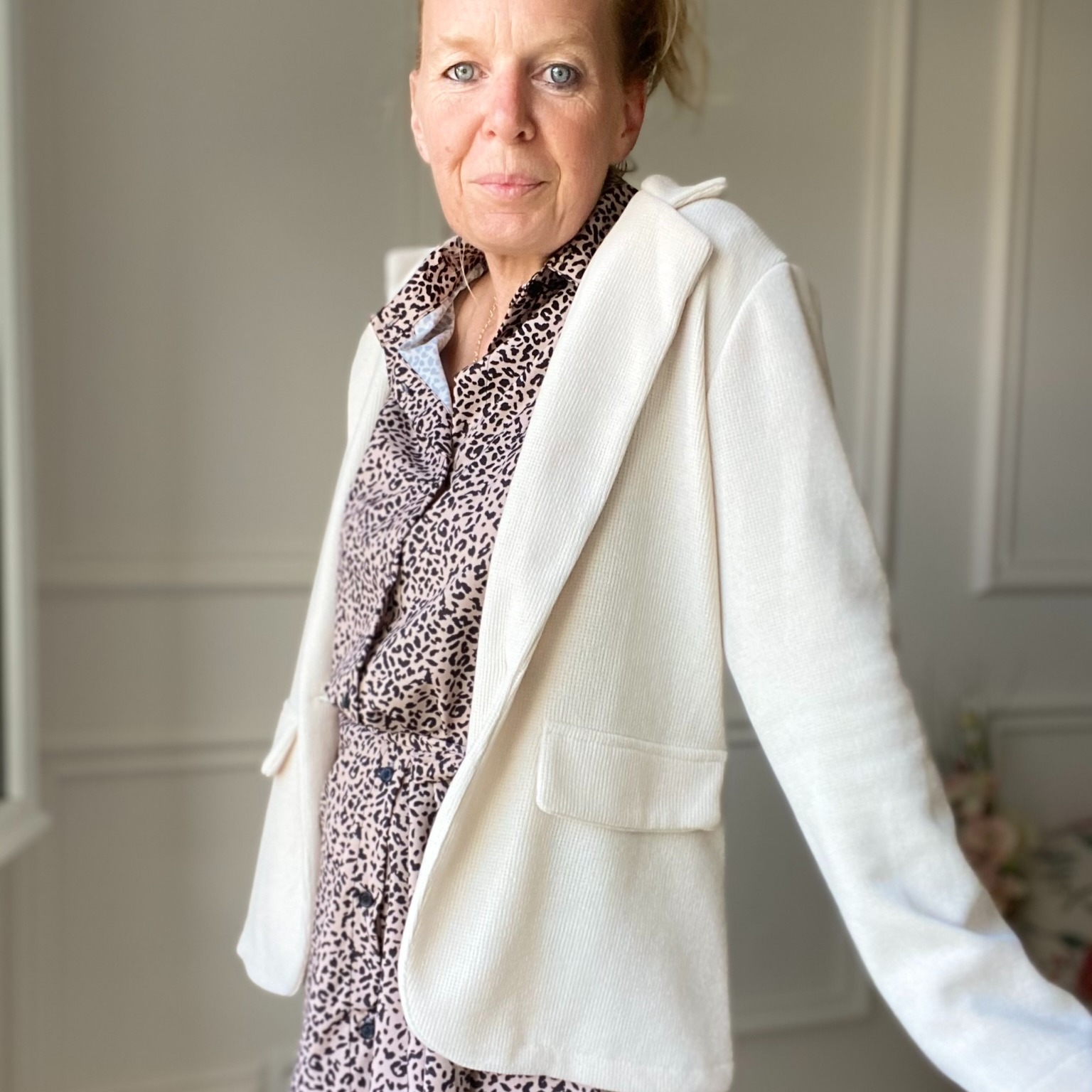 veste souple velours beige carla giannini (10)