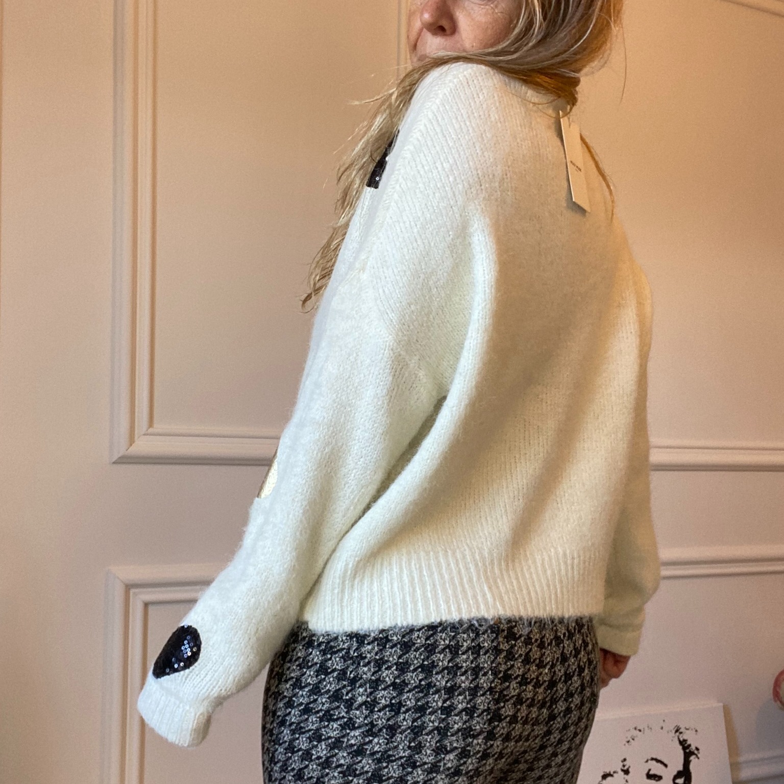 pull maille douceur SARAH JOHN - VERSION M - coeur (13)