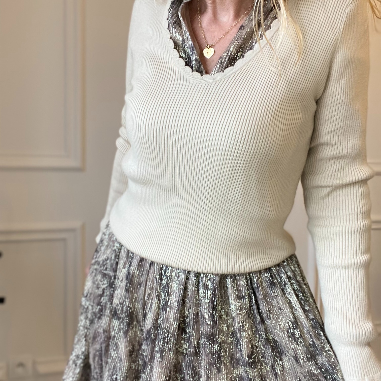 PULL FIN BEIGE PEACENLOVE FESTONNE (13)