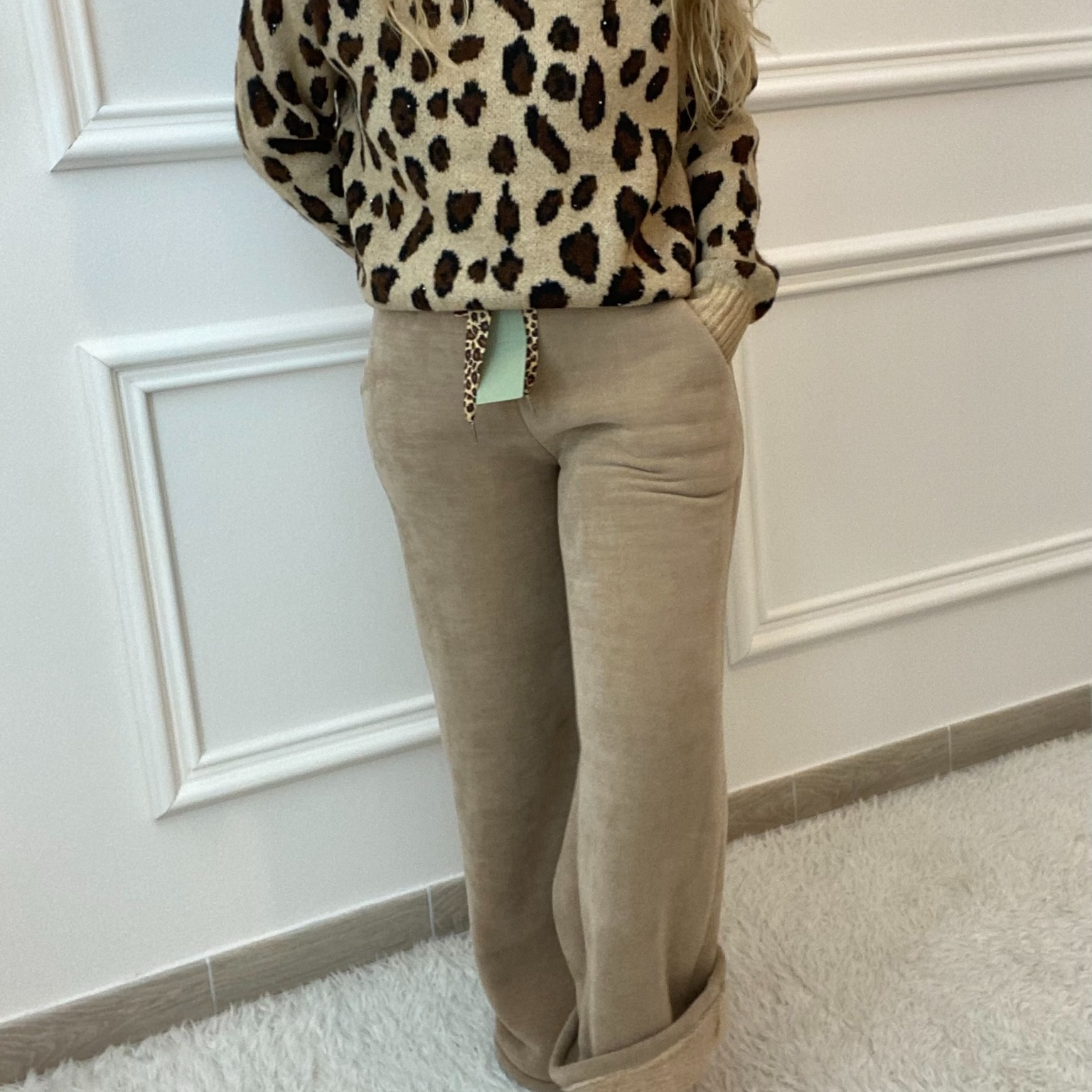 PANTAJOGG CARLA GIANNINI PANTALON POLAIRE JOGG CAMEL (6)