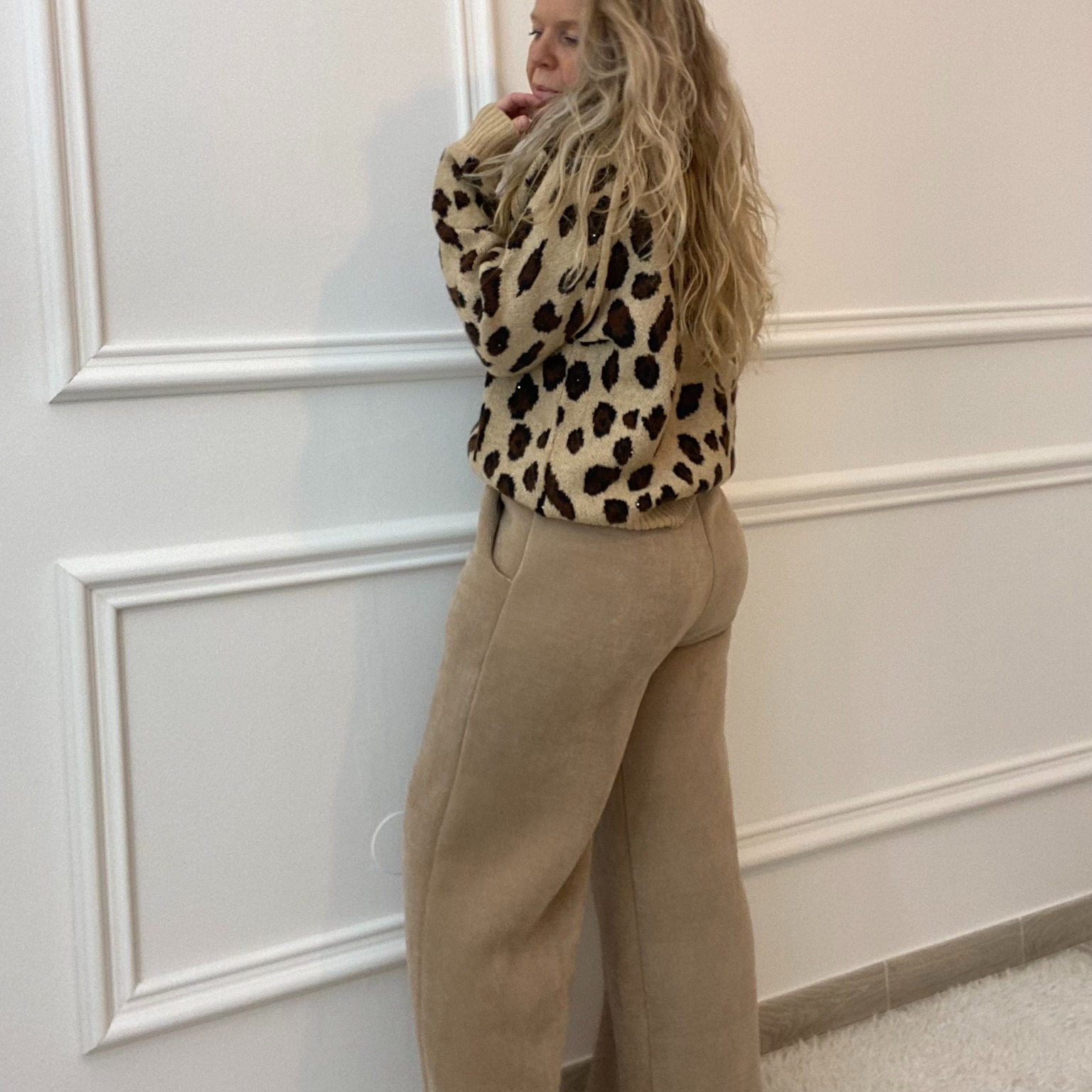 PANTAJOGG CARLA GIANNINI PANTALON POLAIRE JOGG CAMEL (4)