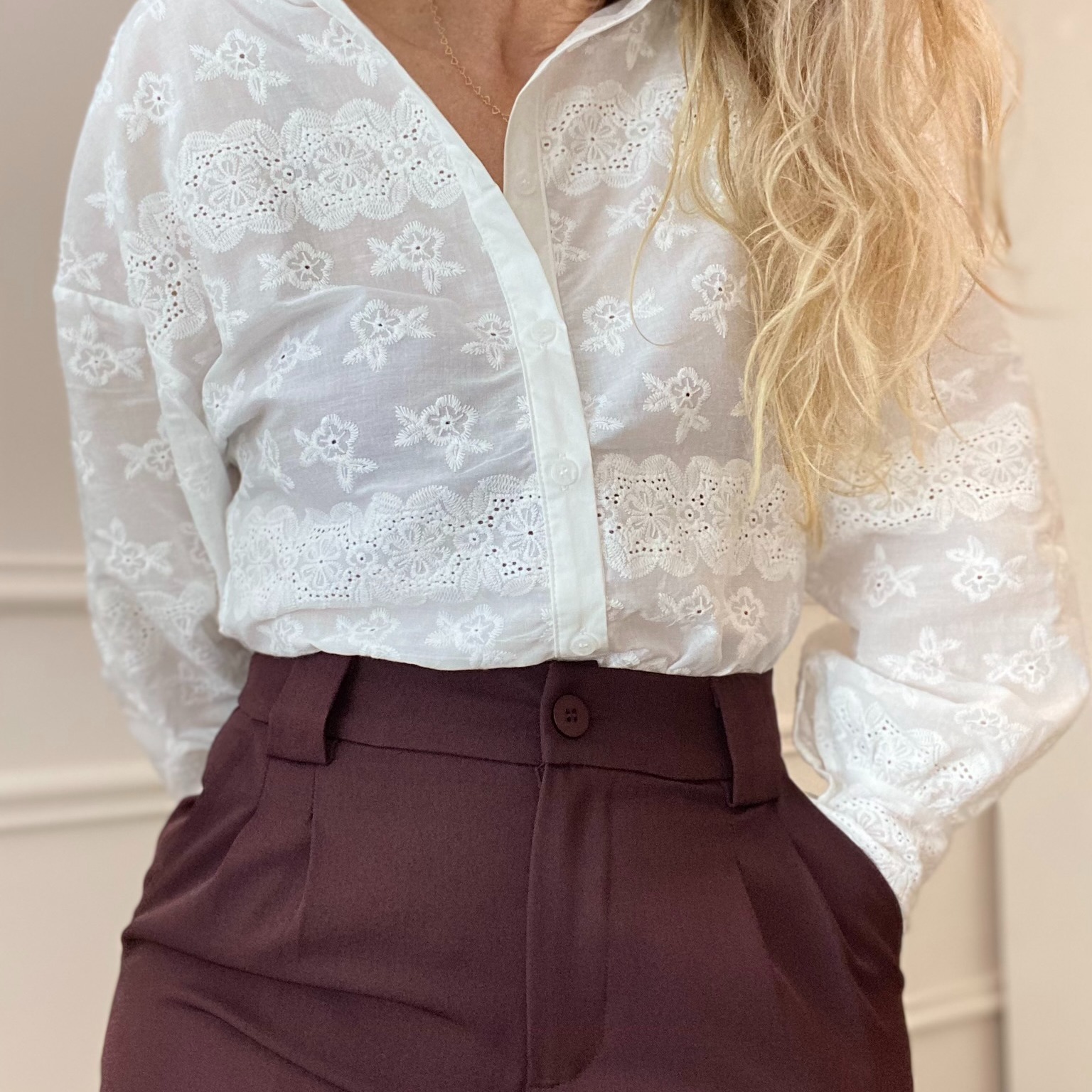 chemise en broderie anglaise blanche carla giannini (1)