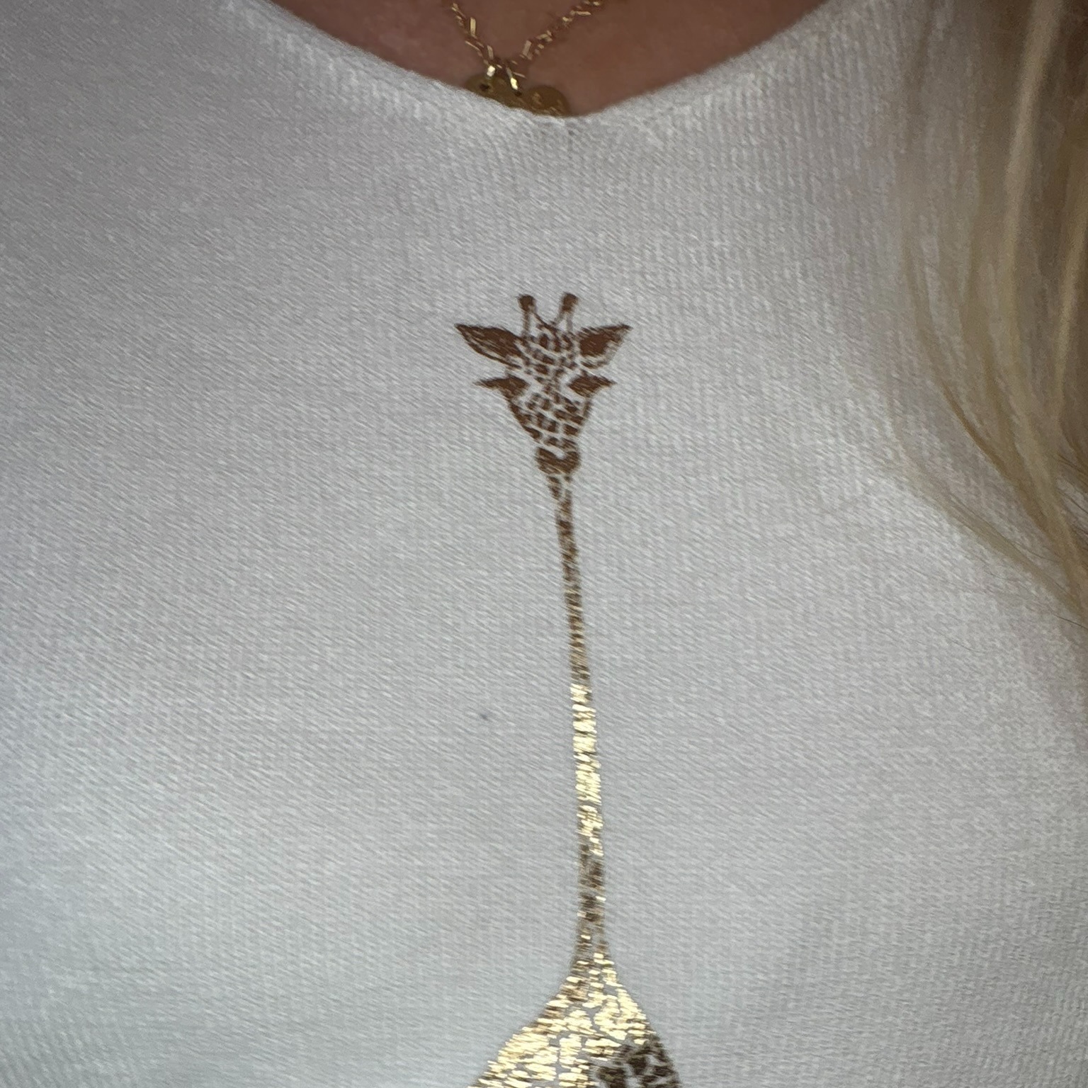 PULL ECRU GIRAFE OR DORE CARLA GIANNINI (4)