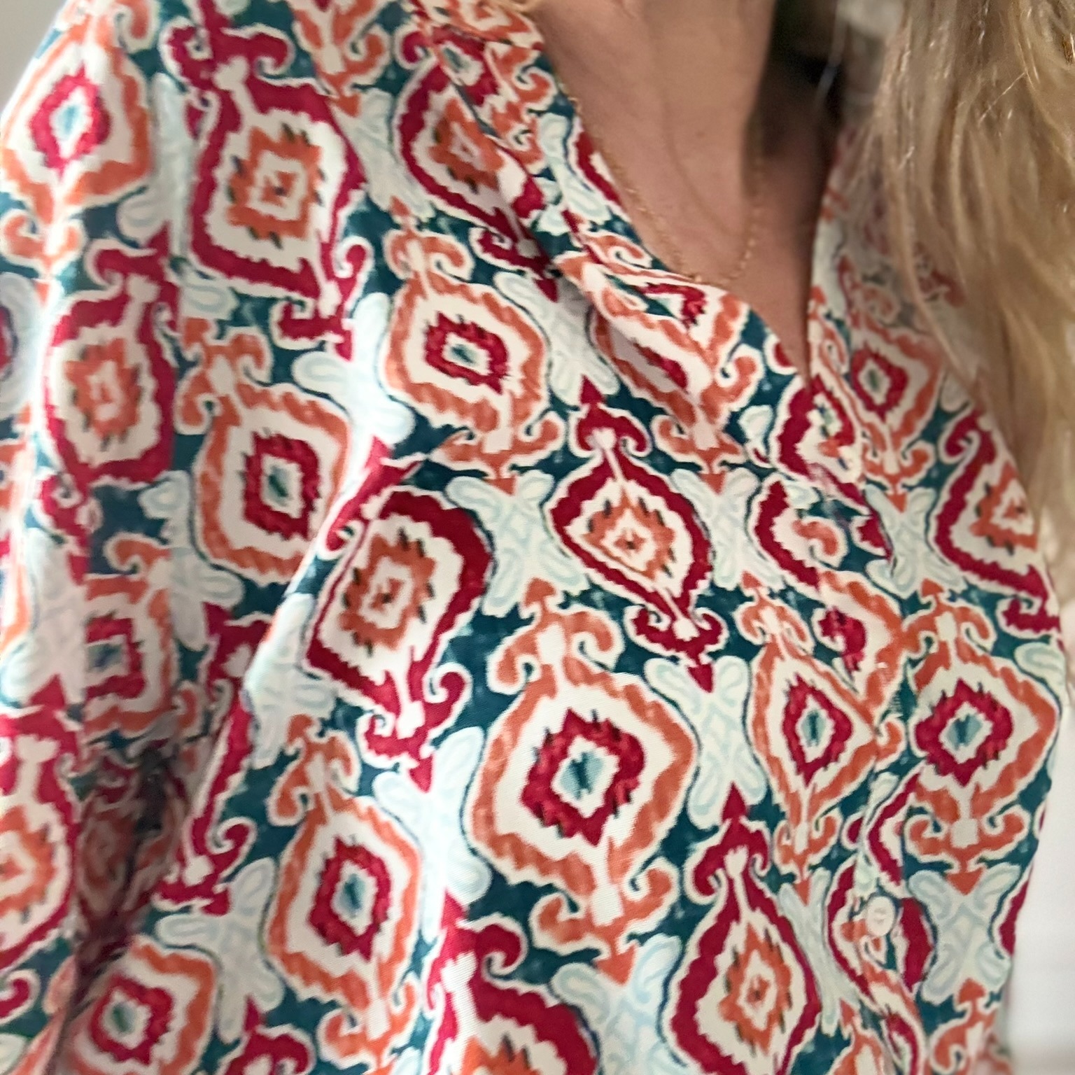 SARAH JOHN - VERSION M - MUSY MUSE AVELINE - Chemise à motif ethnique (10)
