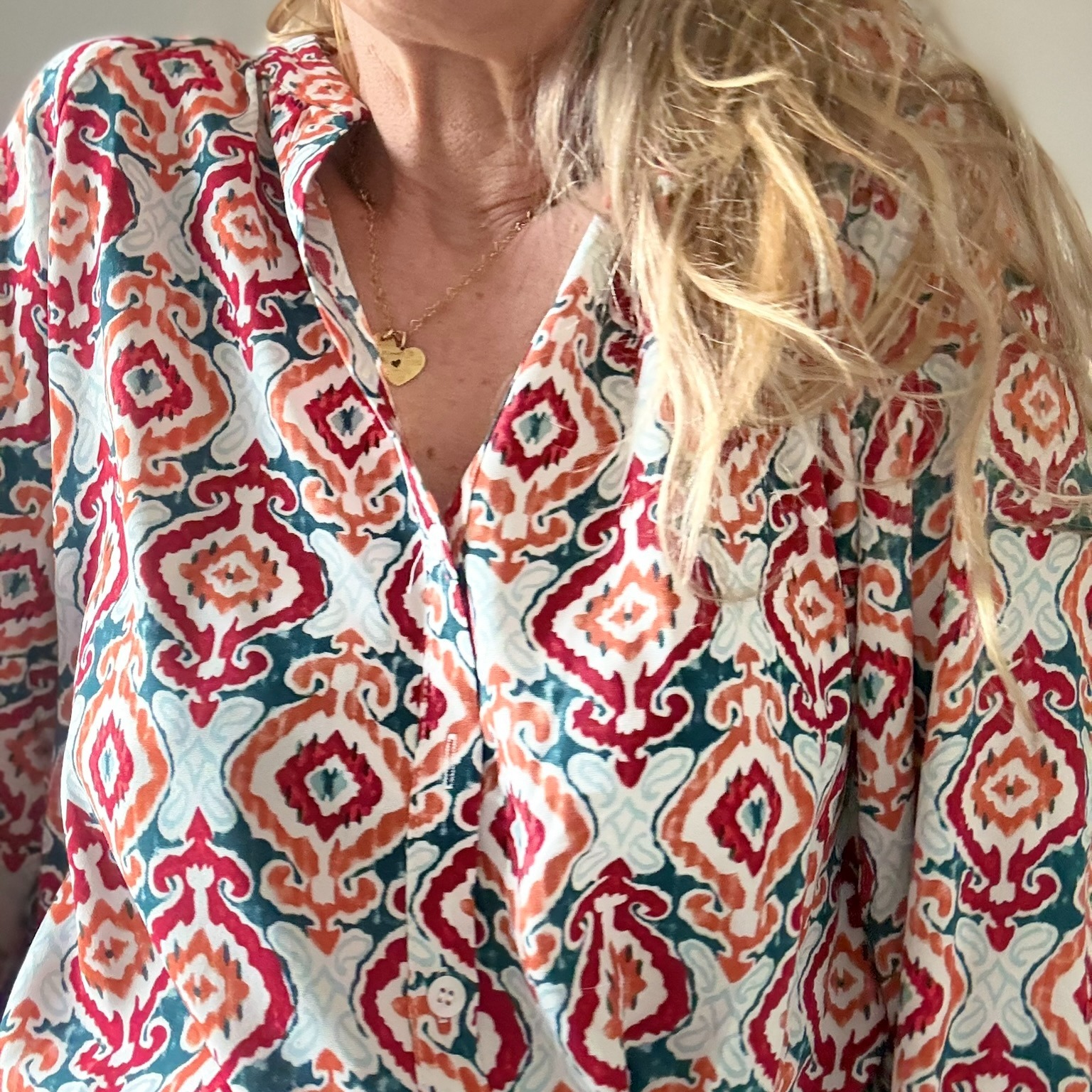 SARAH JOHN - VERSION M - MUSY MUSE AVELINE - Chemise à motif ethnique (9)