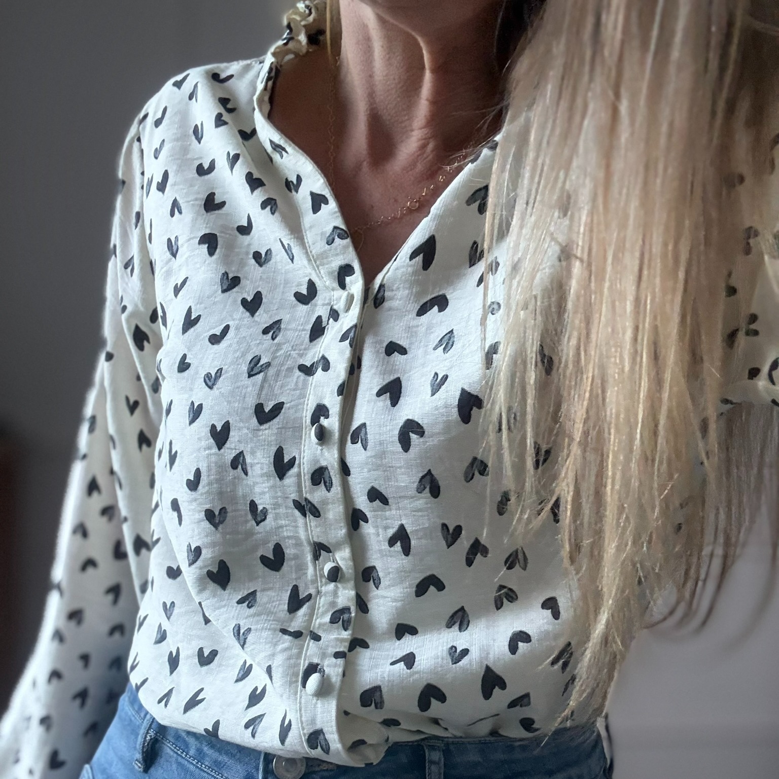 Emma Ella chemise petits coeurs (8)