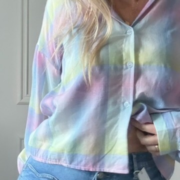 Chemise pastel adilynn arc en ciel rayures (41)