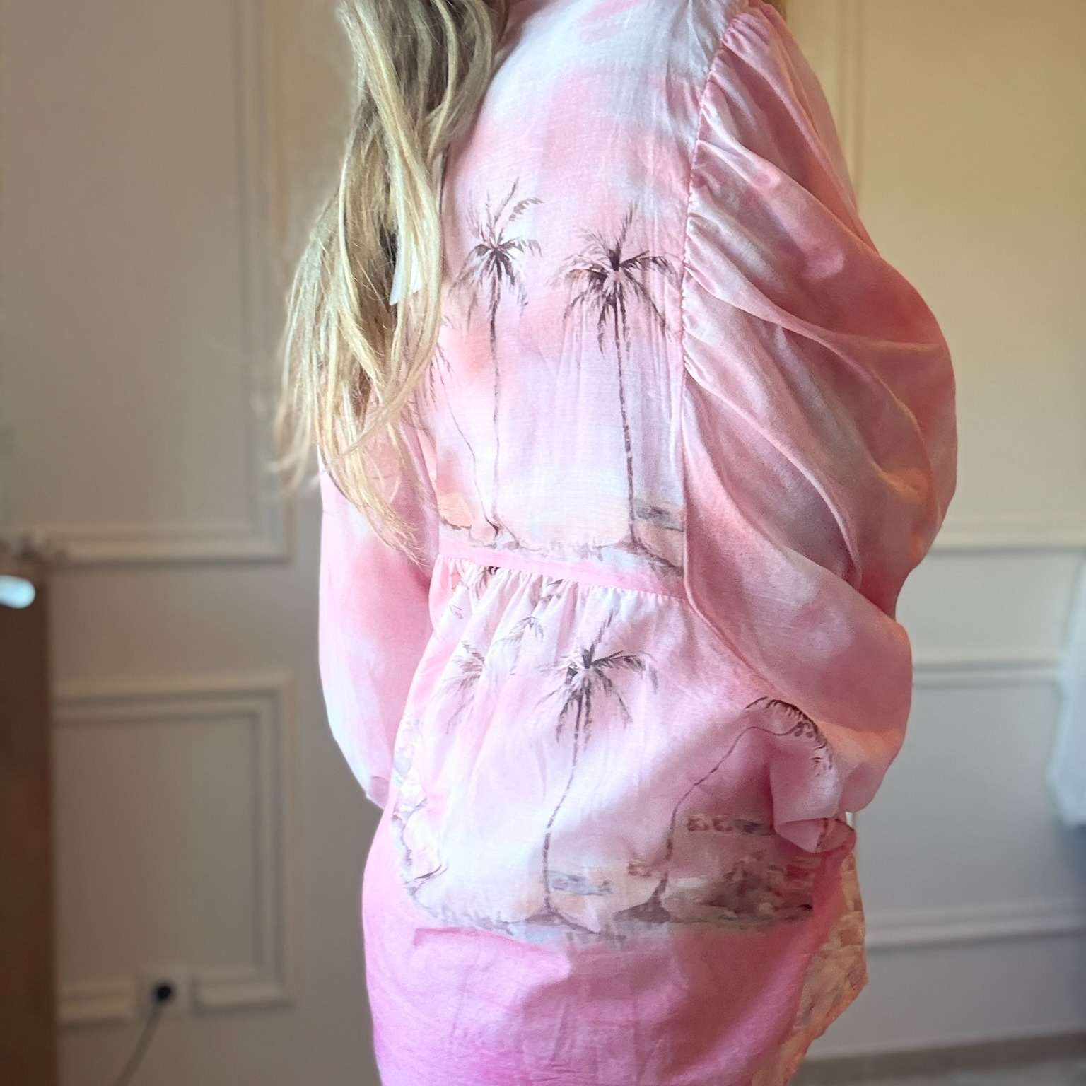 05 VENUS BLOUSE EN VOILE DE COTON PALMIER ROSE NOELINE (9)