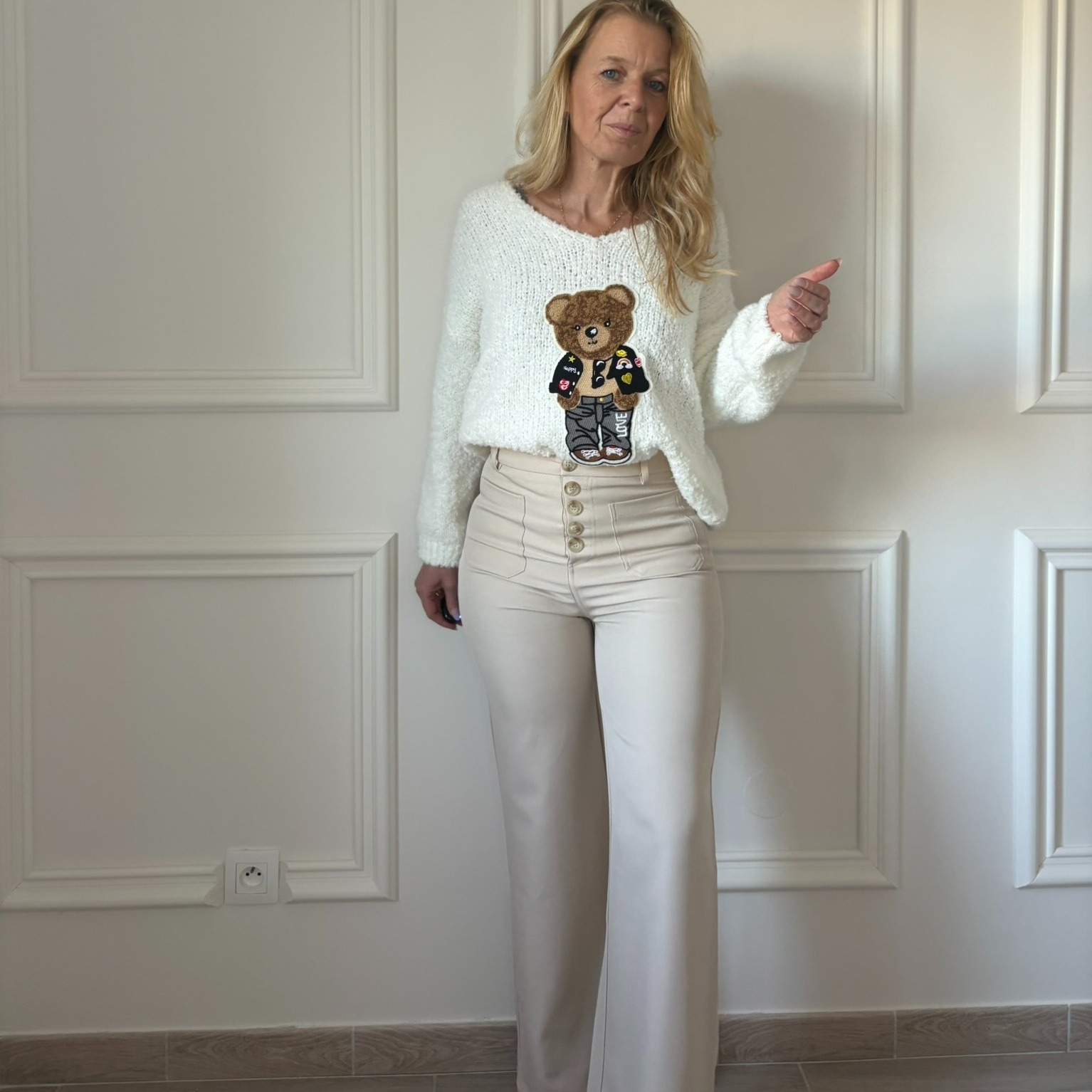 alix pantalon beige poches plaquees emme ella (1)