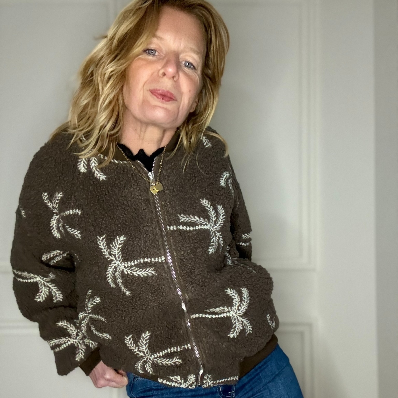 veste polaire marron palmier musy muse (4)