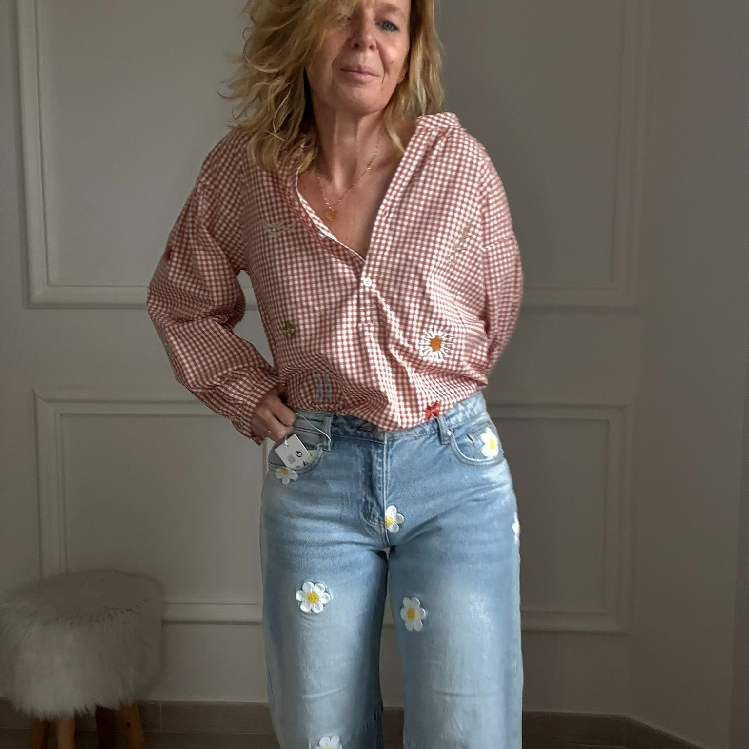 TANA Blouse vichy carreaux musy muse (8)