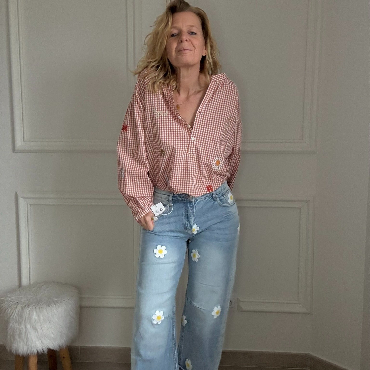 TANA Blouse vichy carreaux musy muse (6)