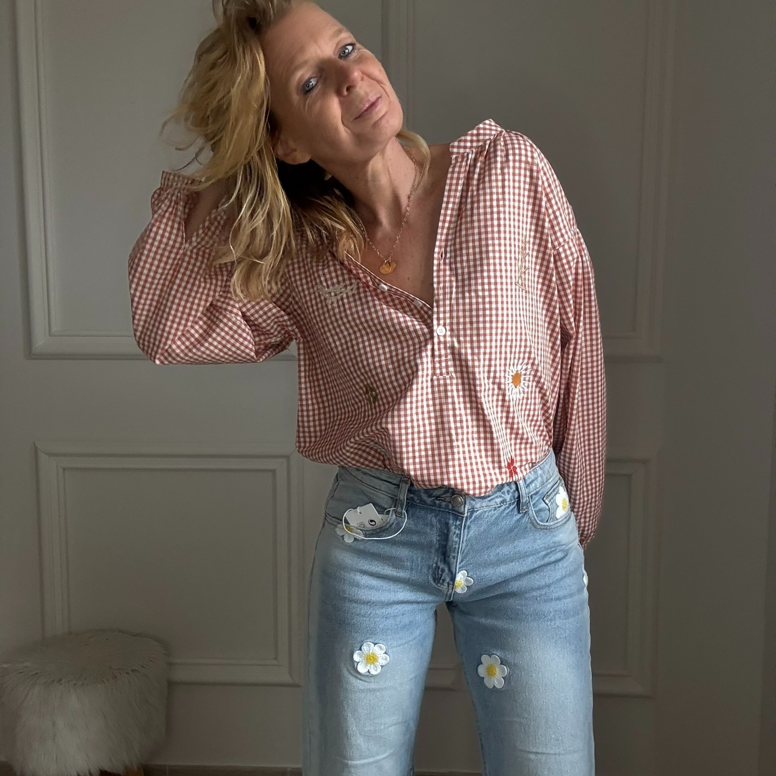 TANA Blouse vichy carreaux musy muse (5)