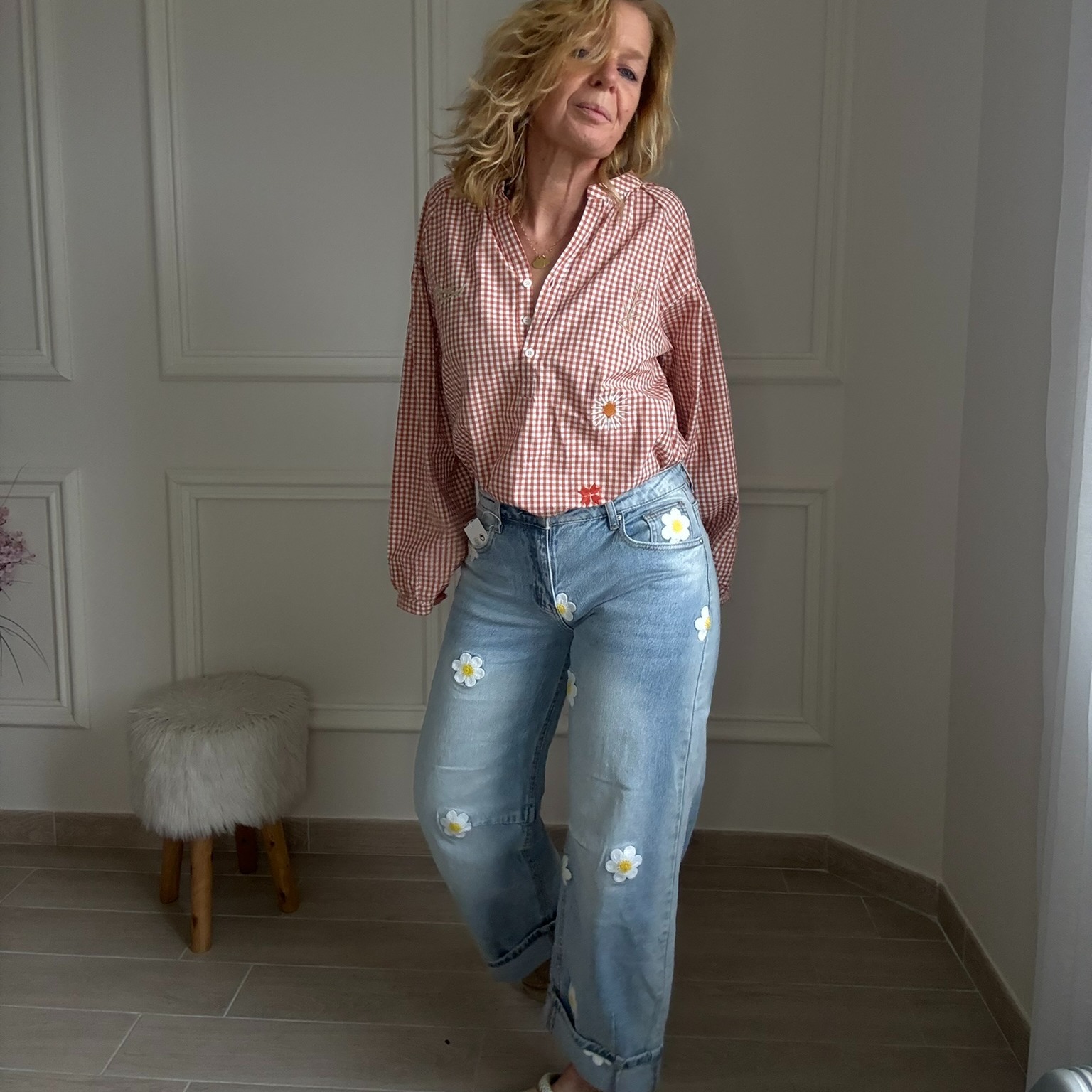 TANA Blouse vichy carreaux musy muse (10)