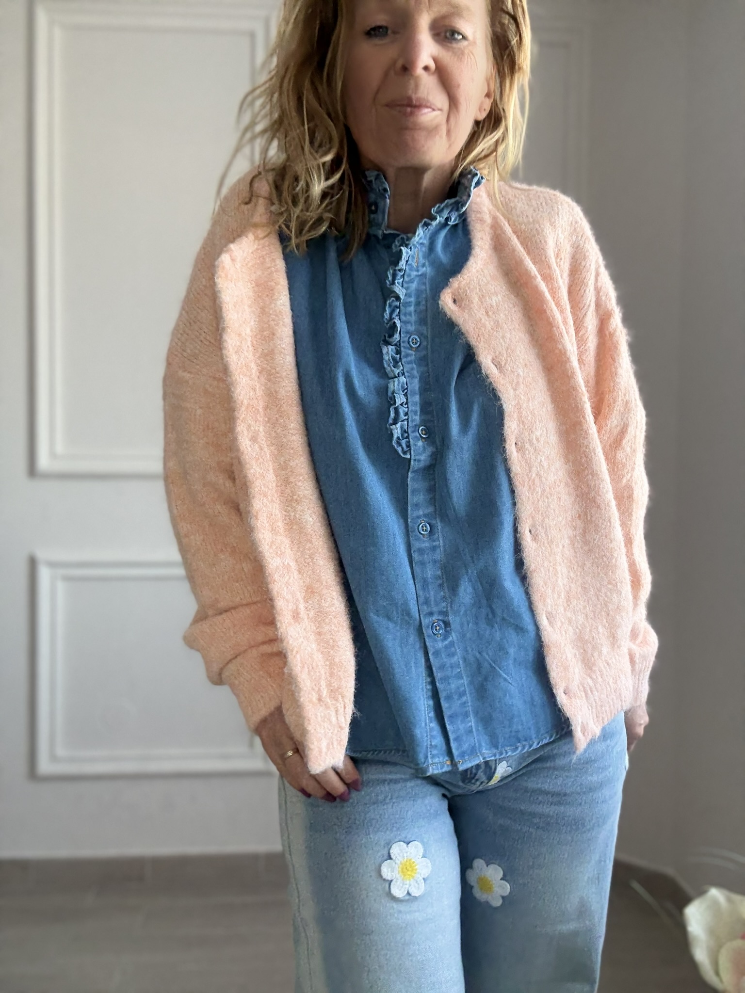 CIMINY CHEMISE EN DENIM JEAN BLEU (5)