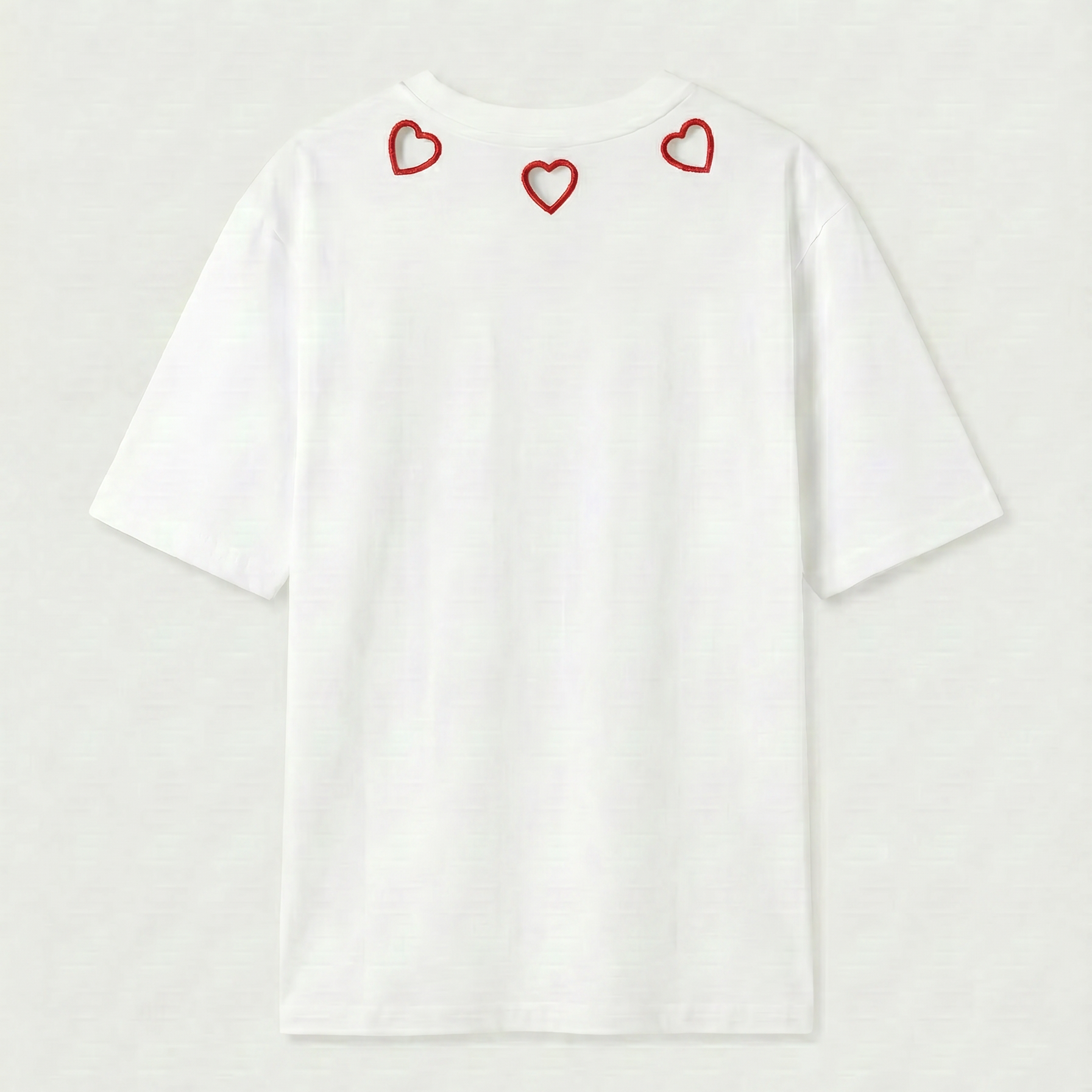 T-SHIRT PETIT COEUR ROUGE COL MUSY MUSE (2)