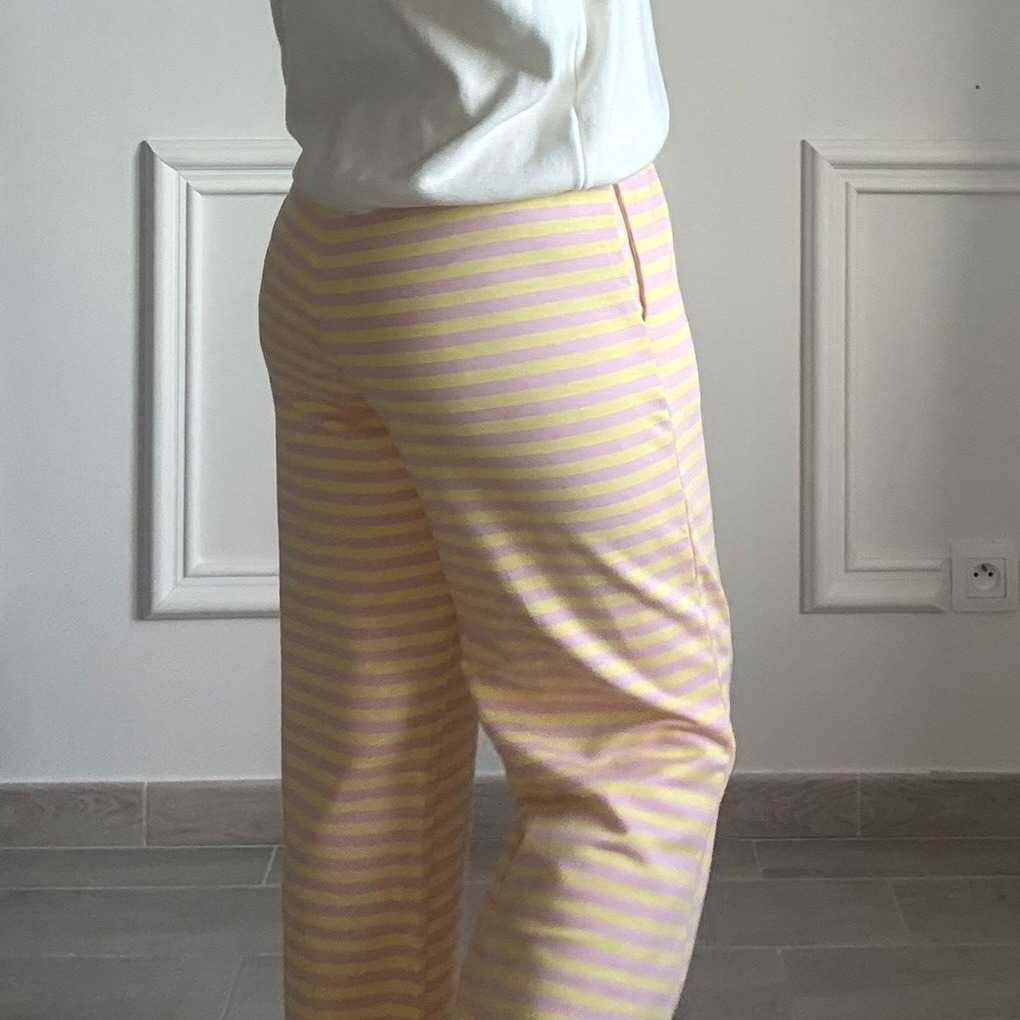 pantalon rayé