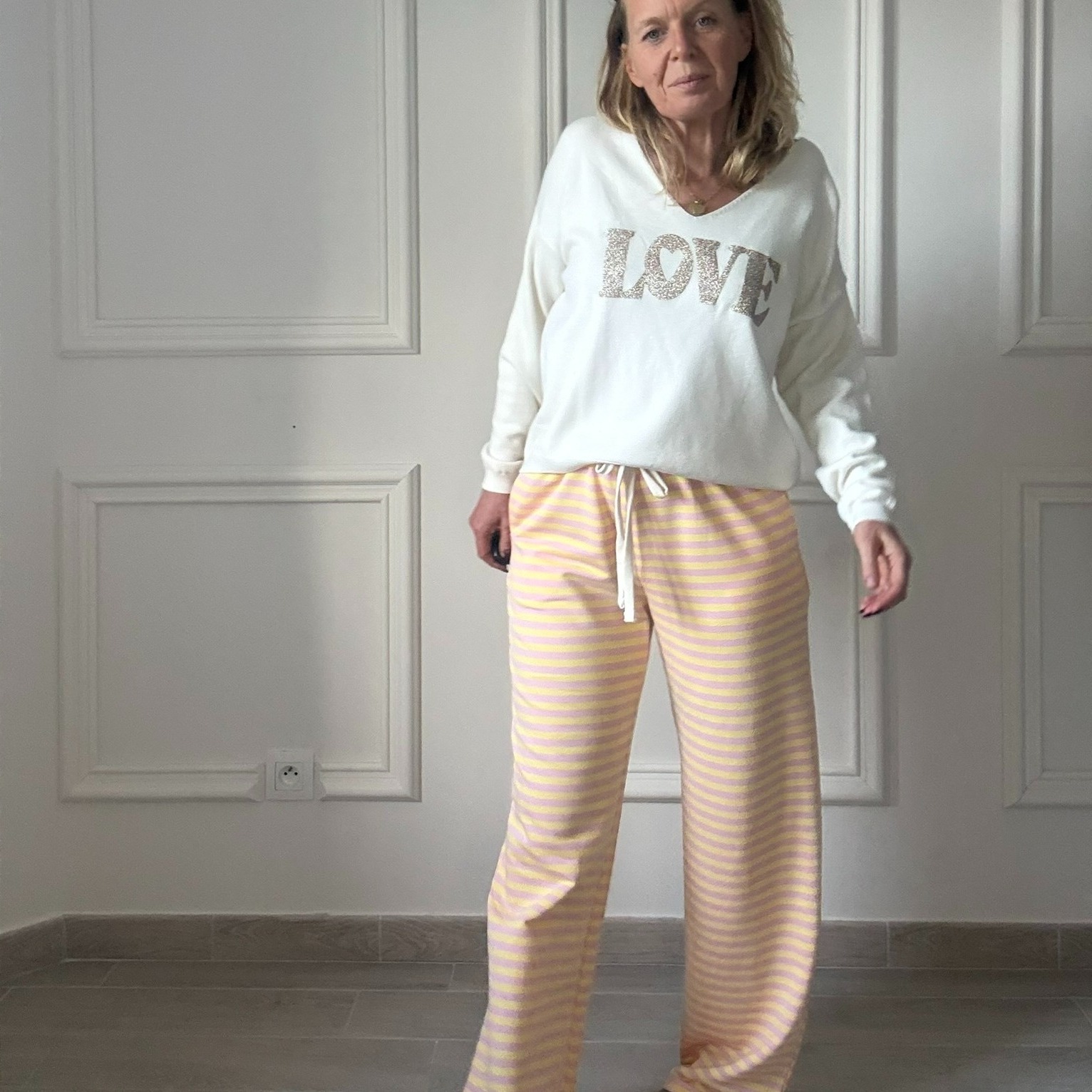 pantalons femme taille elastique