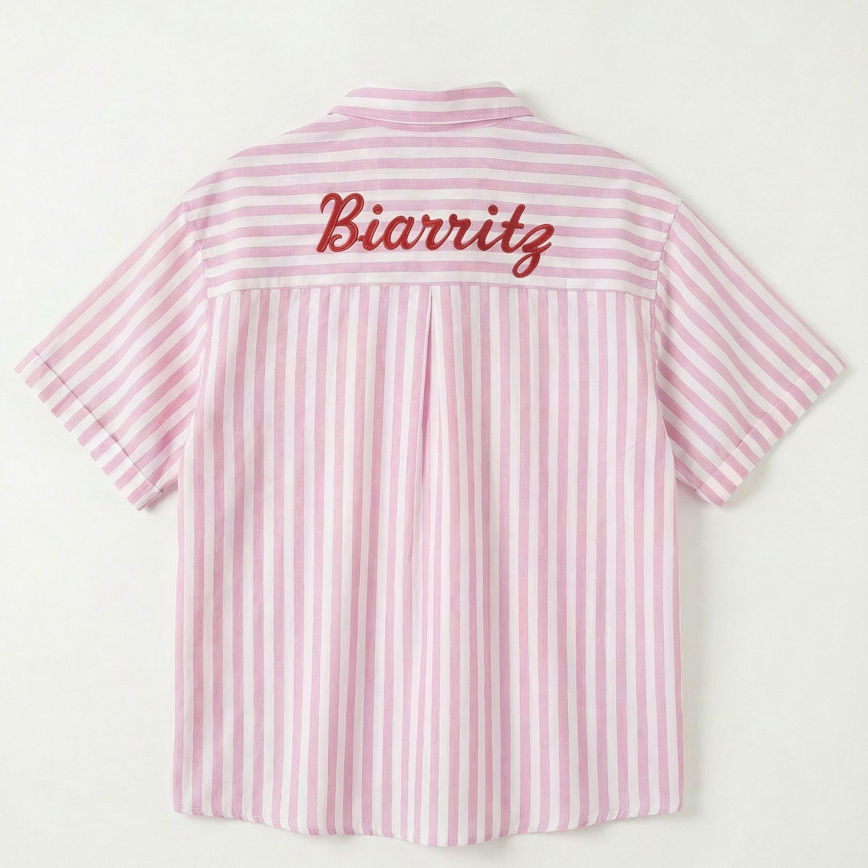 BIARRITZ MUSY MUSE CHEMISE RAYEE ROSE (3)
