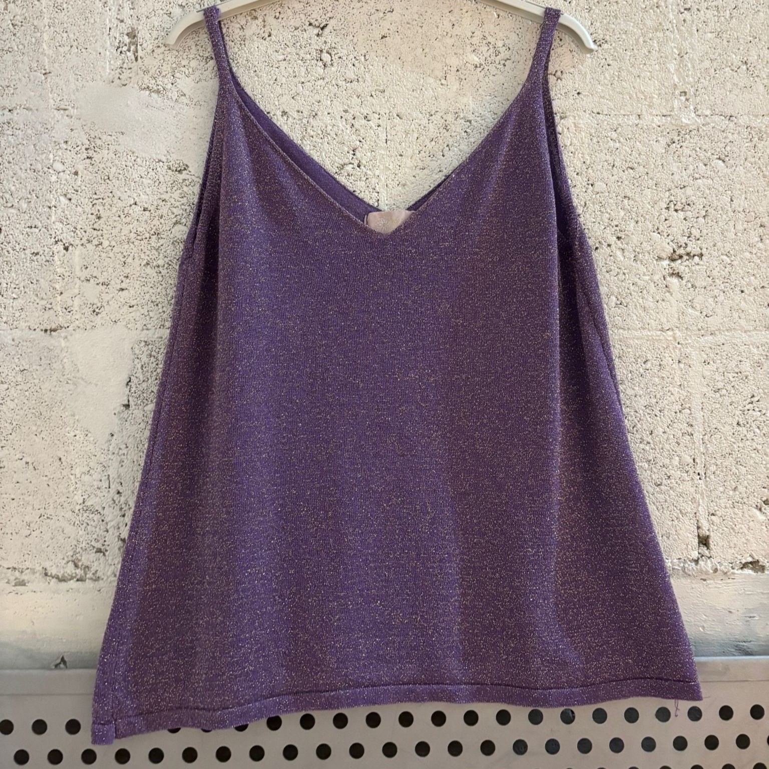 APRIL VINTAGE TOP PAILLETTE VIOLET GOLD (4)