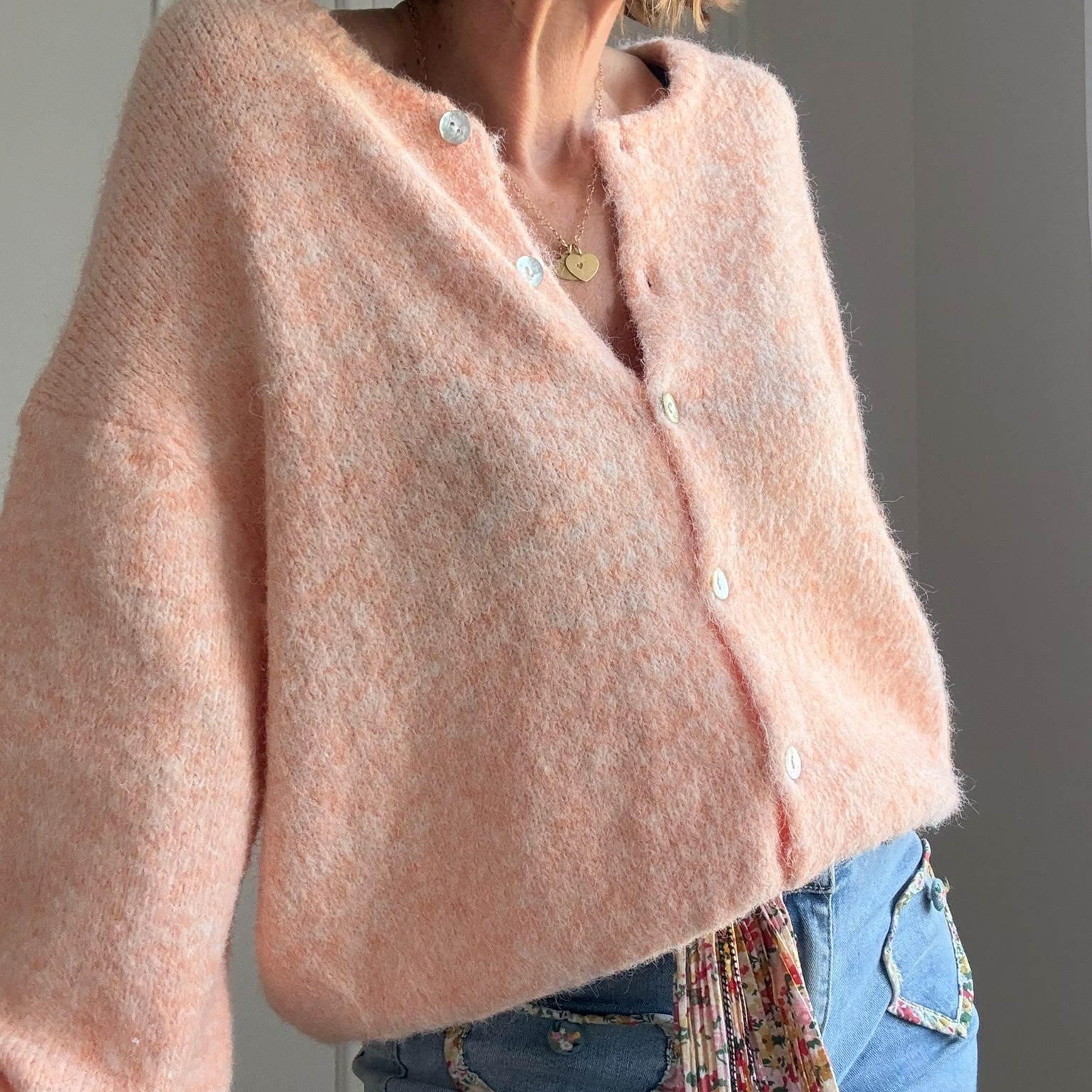 cardigan abricot (2)