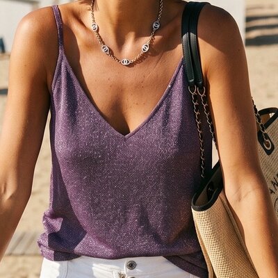 APRIL VINTAGE TOP PAILLETTE VIOLET GOLD (2)