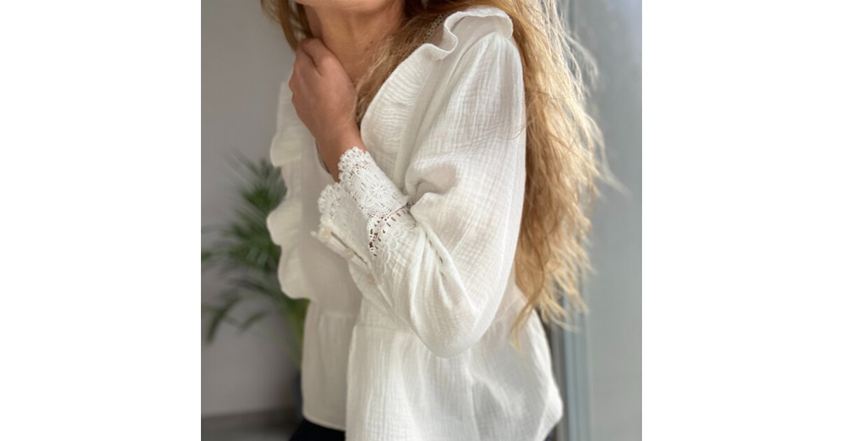 Blouse Isabel Marant Blanche En Dentelle De Coton - Taille 40 - Neuf Jamais Porté