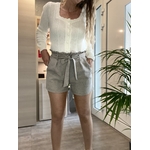 short taille haute taupe