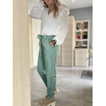 pantalon vert céladon