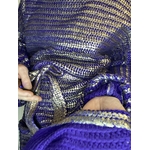 robe en maille violet argenté