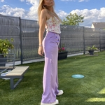pantalon violet clair