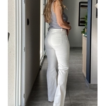 jeans flare blanc