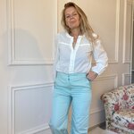 Pantalon vert deau